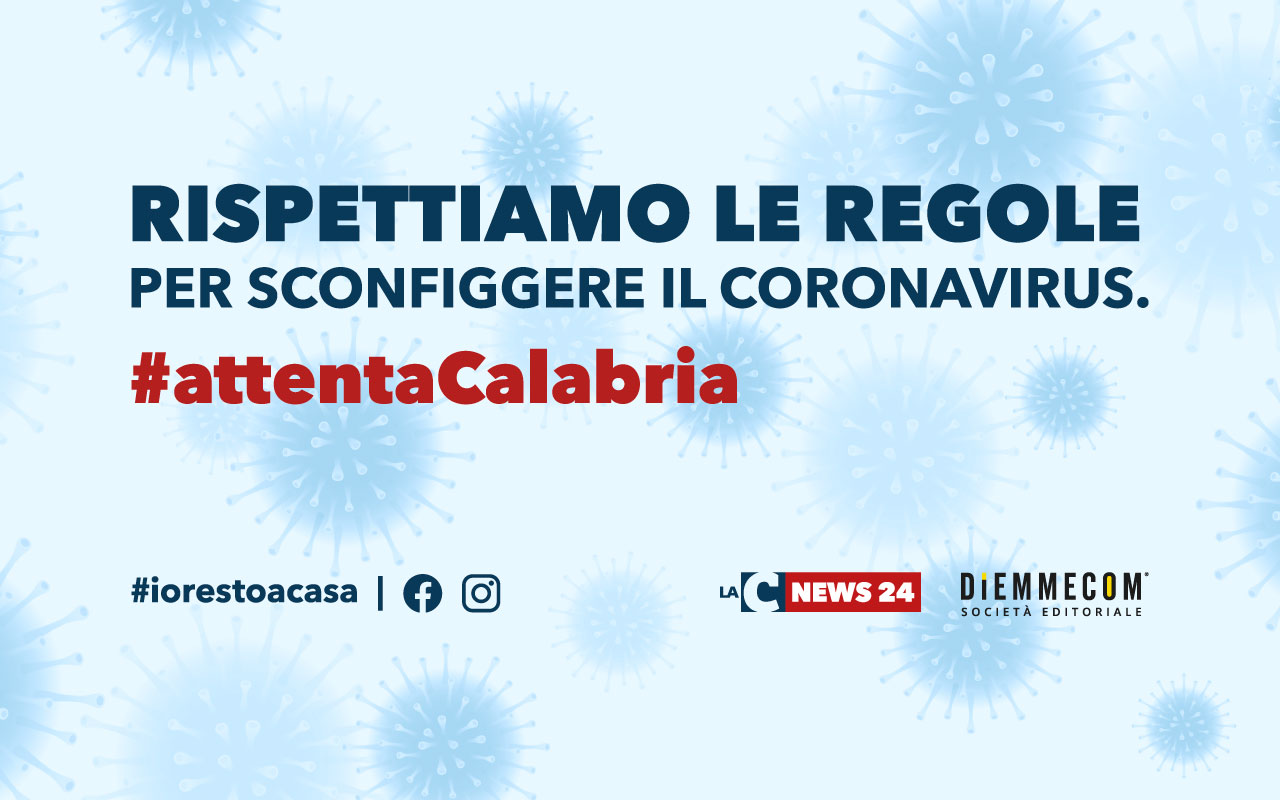 #attentaCalabria, sconfiggiamo il coronavirus : la campagna di comunicazione Diemmecom LaC